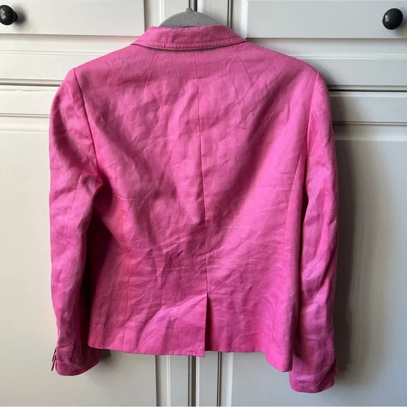 J. Crew Schoolboy Pink Linen Blazer - Picture 7 of 7